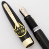 Sheaffer Snorkel Special (1950s) - Black w/GT, Fine F6 PdAg Nib (Excellent, Restored)