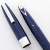 Sheaffer Compact I Cartridge Pen (1960-64) - Blue, Extra-Fine V-Inlay Nib (Excellent, Works Well)