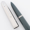 Parker 51 Special Aerometric (1950s) - Navy Grey,  Steel Cap, Fine Octanium Nib (Excellent, Works Well)