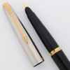 Parker 45 GT Fountain Pen (1960s) - Black w/GT, Shiny Steel Cap, C/C,  Fine 14k Nib (Excellent, Works Well)