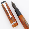 Conklin (Modern) Duragraph Fountain Pen - Amber, Fine Steel Nib (Excellent, Works Well)