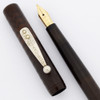 Waterman 12 Eyedropper Fountain Pen (1900s) - BCHR, Nickel Trim, 14k Flexible Fine Canada #2 Nib (Very Nice, Restored)