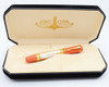 Ancora Red Unica LE Fountain Pen (1997, 217/1919) - Red Ebonite w Mother of Pearl, Vermeil Trim, 18k Medium Nib (Excellent + in Box, Works Well) Ancora Red Unica LE Fountain Pen (1997, 217/1919) - Red Ebonite w Mother of Pearl, Vermeil Trim, 18k Medium Nib (Excellent + in Box, Works Well)