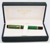 Waterman Patrician Fountain Pen (1990's) - Jade Green, Fine 18K Nib (Near Mint in Box, Works Well)