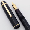 Eversharp Skyline Fountain Pen (1940s) - Blue Cap & Barrel w/GT, Lever Filler, Manifold Fine (Excellent, Restored)