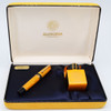 Aurora Optima Sole LE Fountain Pen - Yellow Auroloide, 18k Medium Nib (Near Mint in Box, Works Well)