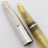 Parker 51 Ariel Kullock "Fantasy" Aerometric - Double Jewel, Clear, Lustraloy Cap, Medium Gold Nib (Very Nice, Works Well)