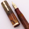 Waterman Lady Patricia Fountain Pen (1930s) - Onyx, Lever Filler, Flexible Fine Ideal Nib (Excellent, Restored)