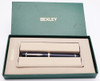 Bexley Equipoise Rollerball Pen (1996) - Blue w Silver Trim & Green Stripe Accents (Very Nice in Box, Works Well)