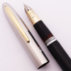 Sheaffer Sentinel TM Fountain Pen (1950-52) -  Black, Touchdown, Extra-Fine 14k Triumph Nib (Very Nice, Restored)