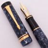 Parker Duofold Centennial Collectors Edition Fountain Pen (1988) - Blue Marble, 18k Medium (Excellent, Works Well)