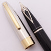 Sheaffer Legacy Heritage Fountain Pen #9030 (2003) - Black w/Palladium GT Cap, C/C, 18k Medium Nib (Excellent, Works Well)