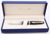 Waterman Expert III "Ombres Et Lumieres" LE Fountain Pen - Black w White, CT, Medium (Excellent In Box, Works Well)