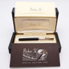 Parker 51 Special Edition (2002) - Black w Vermeil Cap, Medium Nib (Excellent + in Box, Works Well)