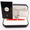 Omas 75th Anniversary Milord Rollerball Pen  (circa 2000) -  Red Faceted w Gold Trim (Excellent + in Box, Works Well) Omas 75th Anniversary Milord Rollerball Pen  (circa 2000) -  Red Faceted w Gold Trim (Excellent + in Box, Works Well)