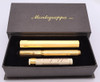 Montegrappa Reminiscence Fountain Pen (Large Size) - Octagonal Vermeil, Greek Key, 14k Broad Nib (Excellent in Box, Works Well)