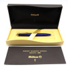 Pelikan K600 Ballpoint Pen (for Sony Malaysia) - Transparent Dark Blue, Gold Trim (Excellent in Box, Works Well)
