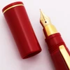 Delta Autodromo di Monza 80th Anniversary LE Fountain Pen - Red, Vermeil Trim, Cartridge/Converter, 18k Fine Nib (Excellent, Works Well)