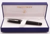 Waterman Charleston Fountain Pen - Ebony Black, Chrome Trim, EF 18k Nib (Near Mint in Box, Works Well)