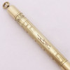 Conklin Ring Top Mechanical Pencil  - Gold Greek Key Overlay, 1.1mm Lead (Excellent, Works Well)
