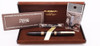Platinum 3776 Gathered Fountain Pen - Black Ribbed w Gold Plated Trim, 14k Fine Nib (New in Box)