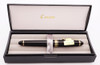 Pilot Namiki Custom 743 Fountain Pen - Black, Gold Trim, C/C, Various 18k Nibs (New in Box in Box)