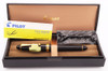 Pilot Namiki Custom 742 Fountain Pen (2001) - Black w/Gold Trim,  C/C, 14k Posting #10 Nib (Excellent in Box, Works Well) Pilot Namiki Custom 742 Fountain Pen (2001) - Black w/Gold Trim,  C/C, 14k Posting #10 Nib (Excellent in Box, Works Well)