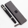 Franklin-Christoph 19 Fountain Pen - Black & Creme, Medium Steel Stub (Excellent in Box, Works Well)