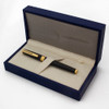 Waterman Exception Slim Rollerball Pen - Black Lacquer, Gold Plated Trim (Near Mint, in Box, Works Well)