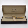 Parker Sonnet  Rollerball  Pen (2001) -  Sterling Silver Cisele w/GT (Excellent + in Box, Works Well)