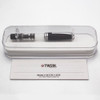 TWSBI Mini Fountain Pen (2010) - Clear Demonstrator Barrel with Black Cap/Section,  Piston Filler, Extra-Fine Steel Nib (Mint in Box)