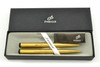 Parker Vector Ballpoint Set - Gold Plated Flighter (Very Nice, In Box)