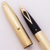 Sheaffer Imperial Triumph Touchdown Pen (1970s) - Gold Filled, Fine 14k Nib (Very Nice, Restored)