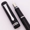 Kaweco Dia 2 Fountain Pen - Black, Chrome Trim, Fine Steel Nib (Excellent, Works Well)