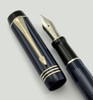 Parker Duofold Centennial - Pinstripe Navy Blue, Medium 18k Nib (Mint, w All Packaging)