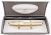 Parker Sonnet  Rollerball Pen (1994) - Gold Plated Grouped Lines w GT (Excellent, in Box, Works Well)