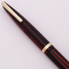 Sheaffer Balance Mechanical Pencil (1940-42) - Carmine Striated w/GT, Military Clip, 0.9 mm Leads (Very Nice, Works Well)