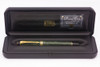 Parker Duofold Centennial Fountain Pen (1996) - Jade Green, Mk II, 18k Medium Nib (Excellent in Box, Works Well)