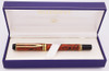 Waterman Rhapsody  Le Man 200 Fountain Pen (1999) - Red Ripple, C/C, Medium 18K Nib  (Excellent in Box, Works Well)
