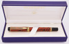 Waterman Rhapsody  Le Man 200 Fountain Pen (1999) - Red Ripple, C/C, Medium 18K Nib  (Excellent in Box, Works Well)