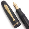 Conklin All American Fountain Pen  (Mid-1930s) - Black, Lever Filler, Flexible Fine Nib (Excellent, Restored)