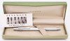Levenger L-Tech Ballpoint Pen - Matte Silver, Parker Style Refills, Retractable (Near Mint in Box)