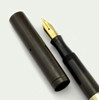 Waterman 52 1/2 Fountain Pen -  Canada, Dual Silver Band, No Clip, Flexible Nib (Excellent, Restored)