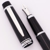 Pilot Stella 90s Fountain Pen (2016) - Black Stargazer Pearl Lacquer, Rhodium Plated Trim, 14k Fine Nib (Excellent, Works Well)