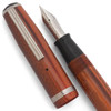 Esterbrook J Fountain Pen (1950s) - Copper Striated w/Chrome Trim, Lever Filler, #9550 Extra-Fine Nib (Excellent +, Restored)