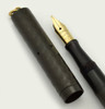 Waterman 52 1/2 V Fountain Pen - BCHR Ring Top GT, Flexible #2 Medium-Fine Nib (Excellent, Restored)