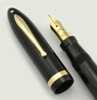 Sheaffer Balance Lifetime Fountain Pen -  Oversized, Radius Clip, Black, Fine (Excellent, Restored)