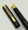 Sheaffer Agio Compact Fountain Pen - Black Lacquer, Medium (Mint)