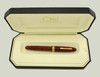 Omas AM-87 Fountain Pen - Oversized, Briarwood Red Tabac, Medium 18k Nib (Excellent in Box, New Nib)