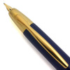 Pilot (Namiki) Vanishing Point (2008) - Blue Lacquer, Gold Plated Trim, C/C, 18k Broad Nib  (Excellent +, Works Well)